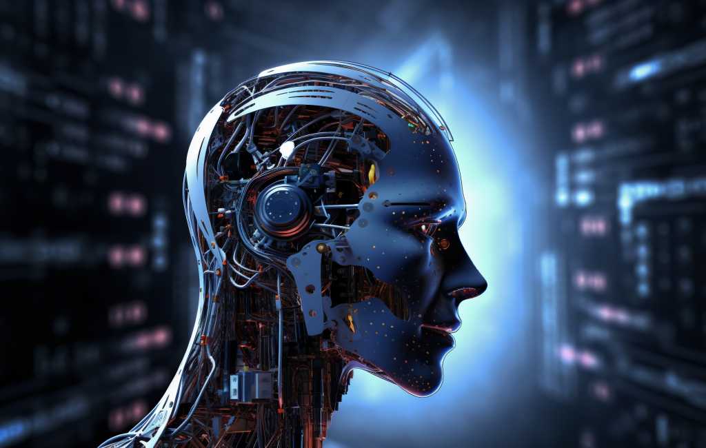 Conceptual illustration of an autonomous AI agent conducting a cyberattack