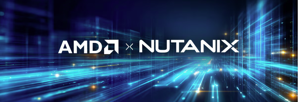 AMD and Nutanix logos