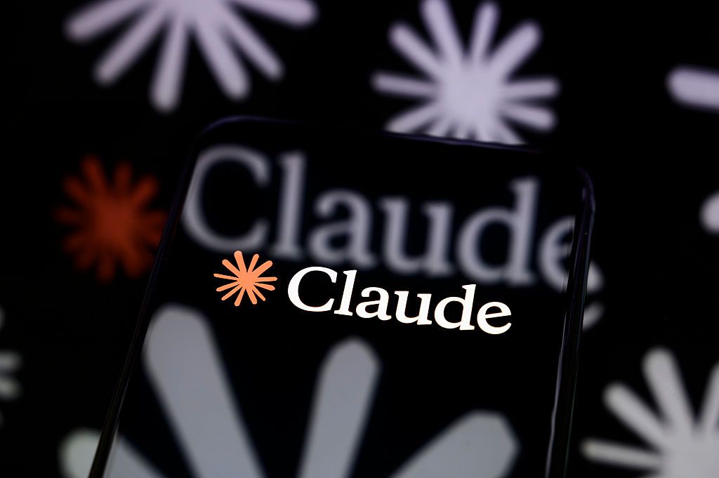 Anthropic's Claude branding displayed on a device