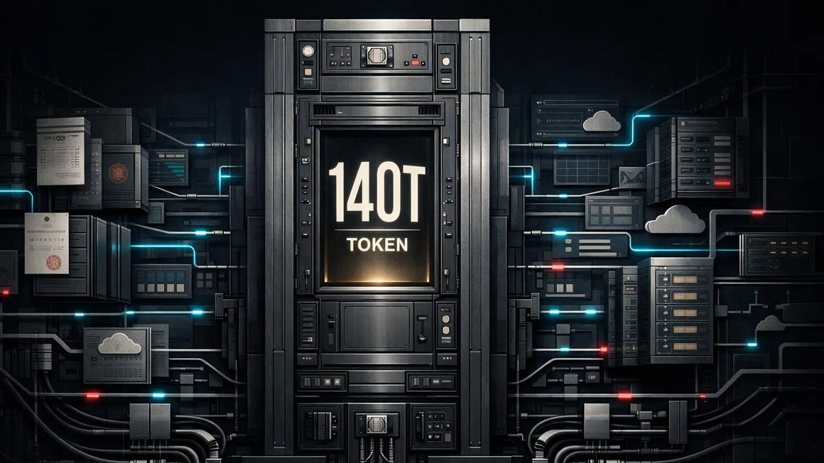 Visualization of China's AI token economy