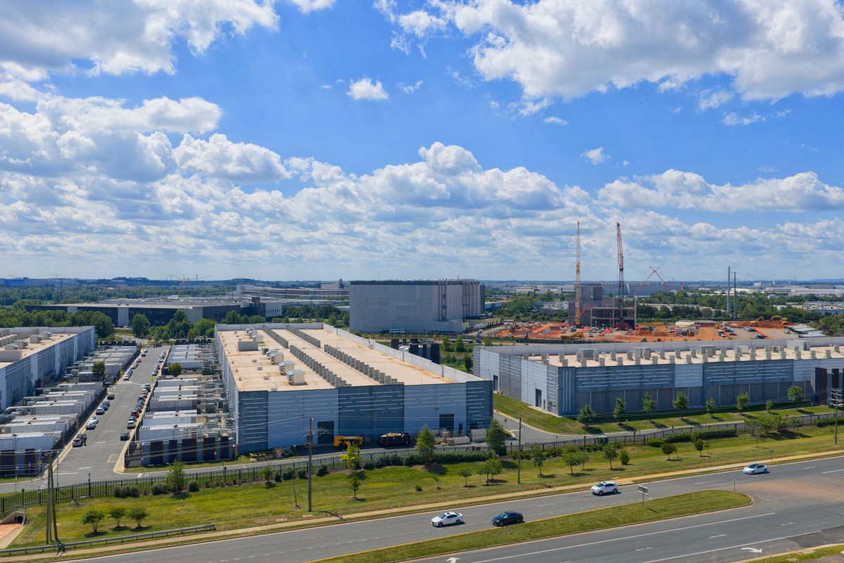 Data center infrastructure of the kind Crusoe builds for AI customers
