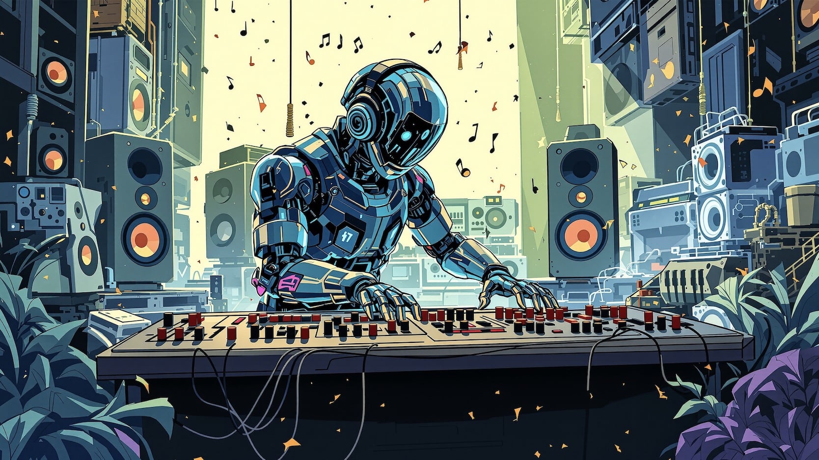 Deezer's AI music detection dashboard showing the share of AI-generated uploads