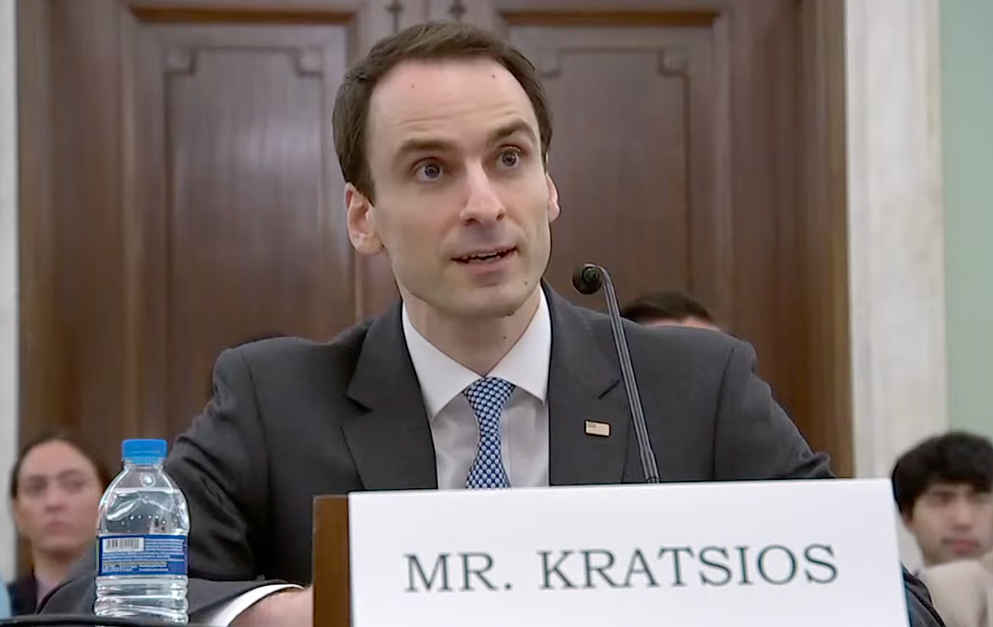 White House OSTP director Michael Kratsios speaking about AI policy