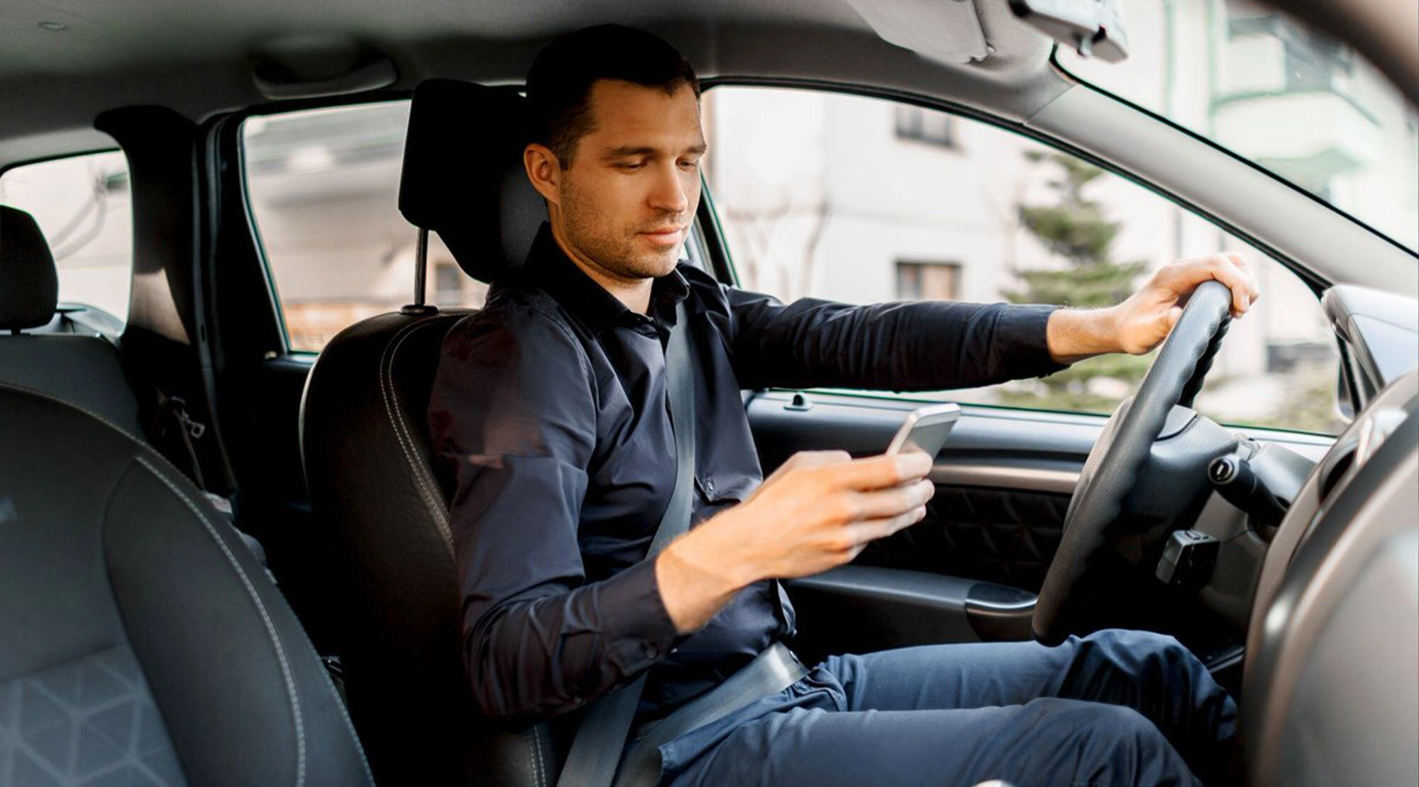 In-cabin driver monitoring camera system tracking a driver's gaze
