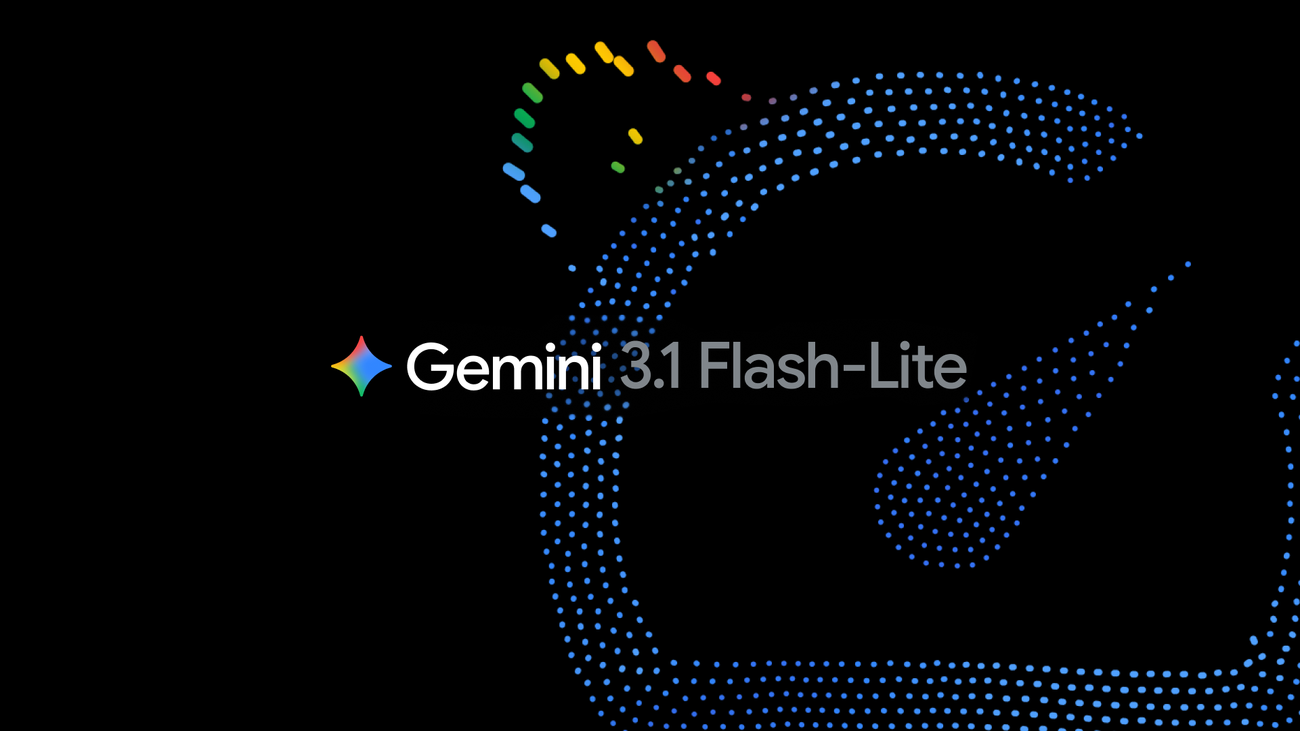 Google Gemini 3.1 Flash-Lite promotional graphic