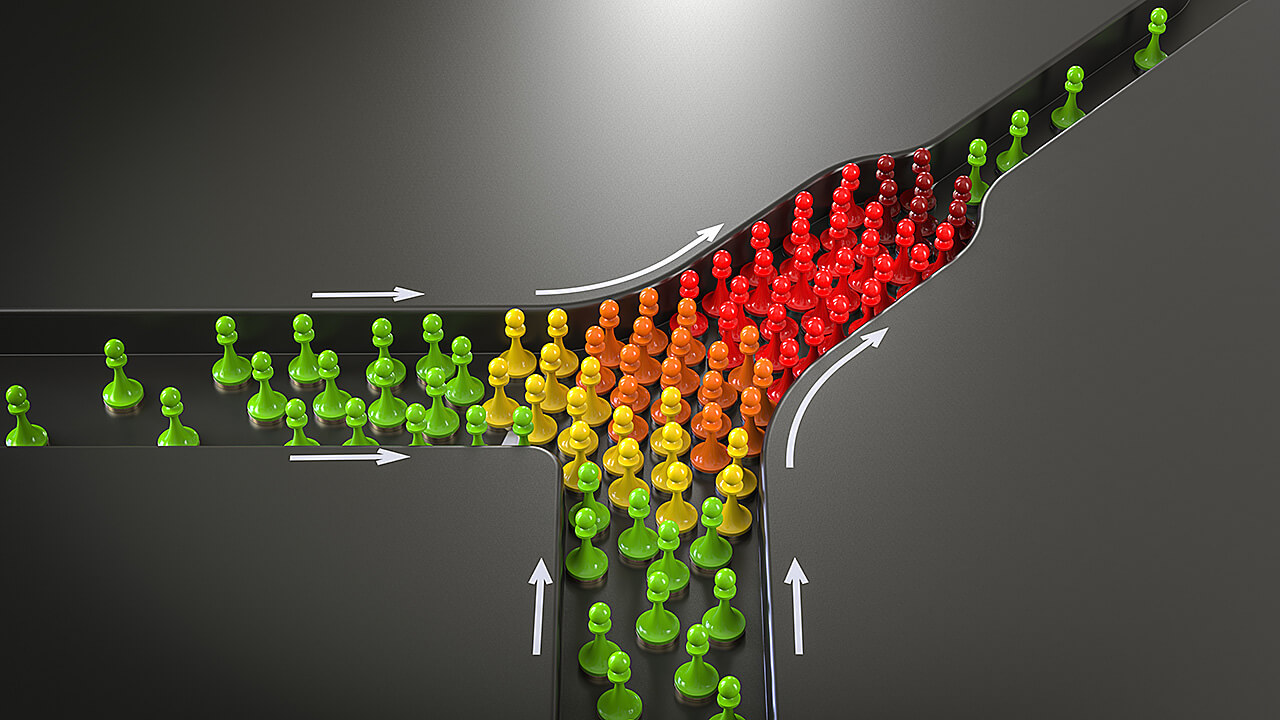 Illustration of a bottleneck, representing the compute and legal constraints around Kimi K3's release