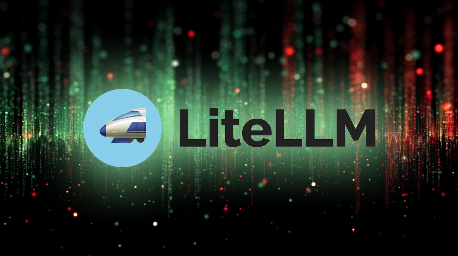 LiteLLM security vulnerability illustration