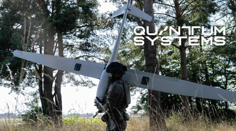 Quantum Systems reconnaissance drone; the startup raised $1.2 billion in new funding