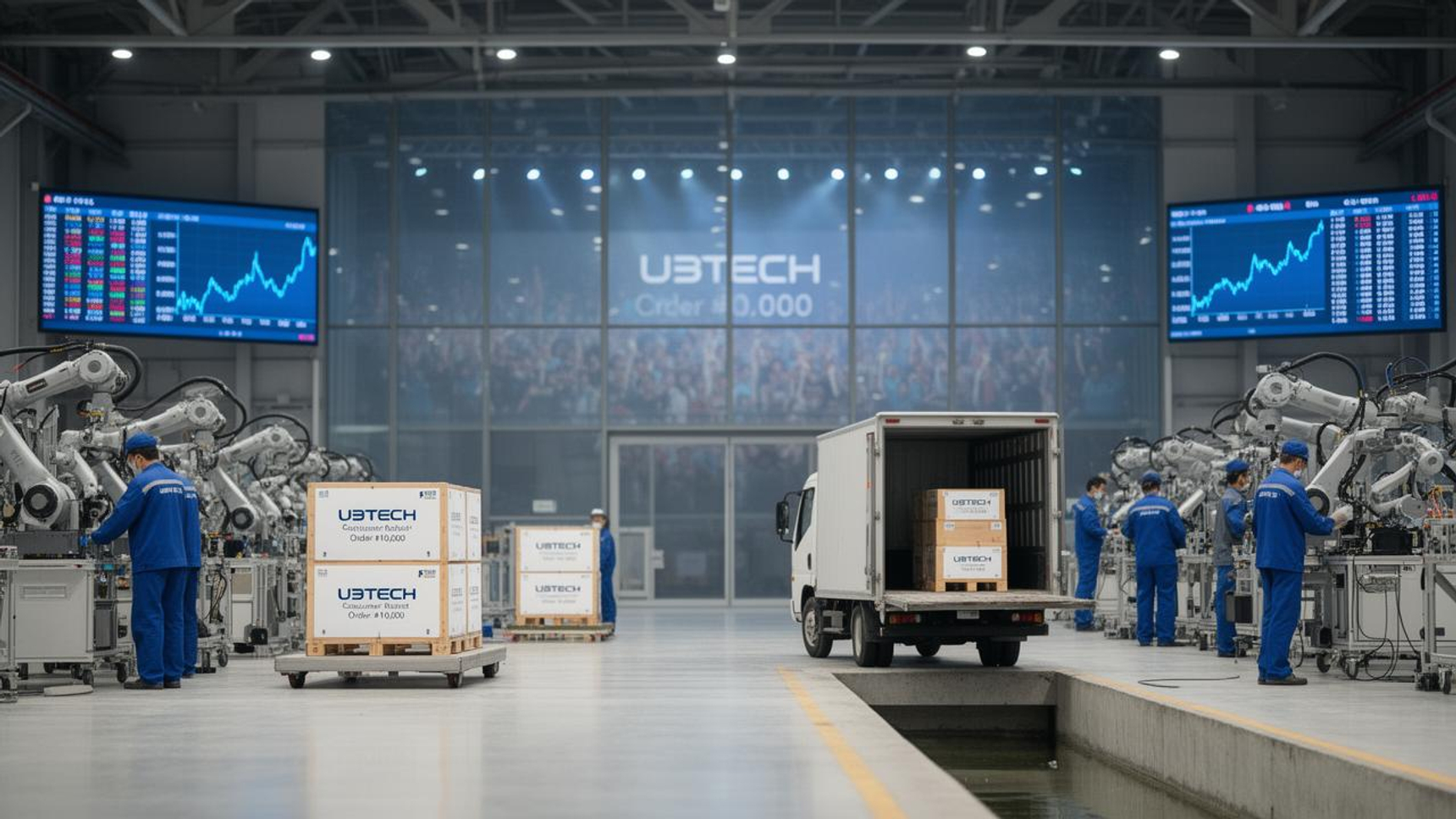 Humanoid robots on a production line as Tesla ramps Optimus Gen3 manufacturing at Fremont
